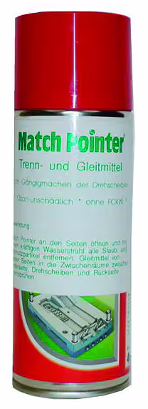 Gleitspray für Match Pointer-Scheiben